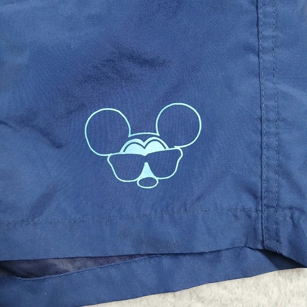 Disney Parks Mickey Mouse Swim Trunks‎ Mens XL Blue Sunglasses